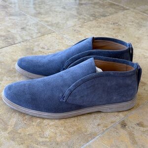 NIB Peter Millar Men's Slip-On Chukka Shoes in Blur (avio)